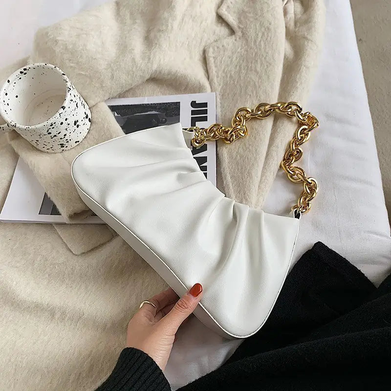 Trendy Korean Style Chain Shoulder Bag