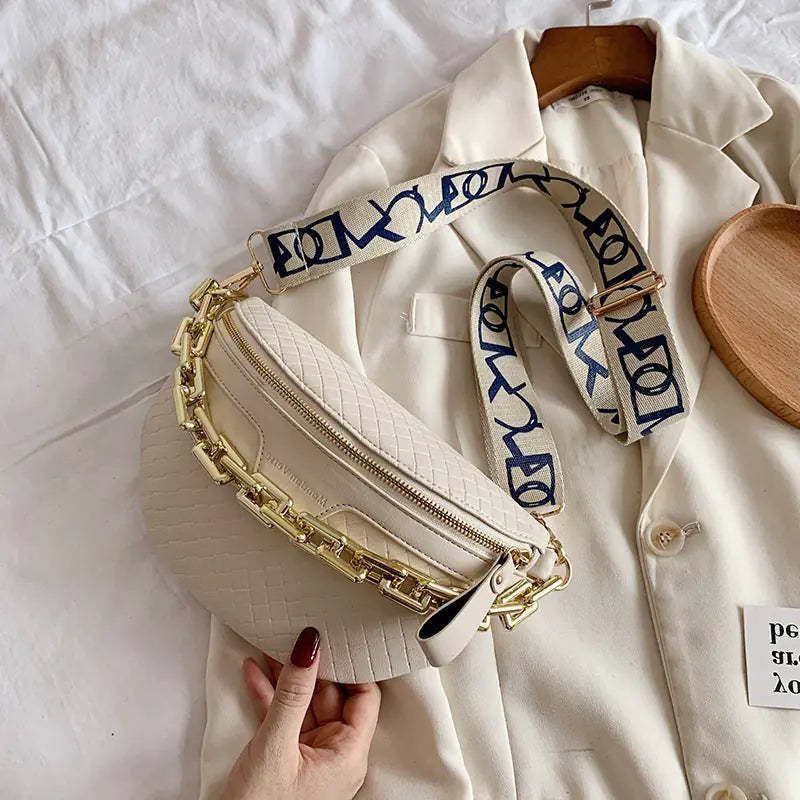 Trendy Women's Chain Shoulder Bag - 2020 Korean Style