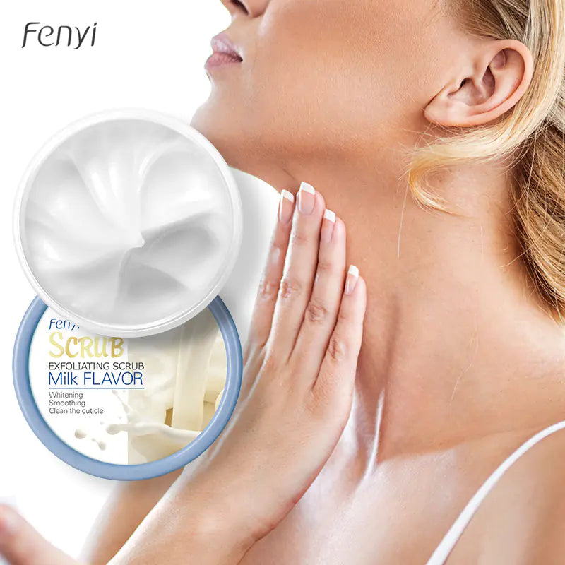 FENYI Milk Exfoliating Scrub 100g for Body Cleansing