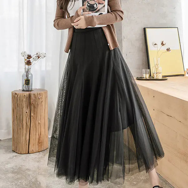 Oversized Fairy Skirt in Super Thin Net Yarn